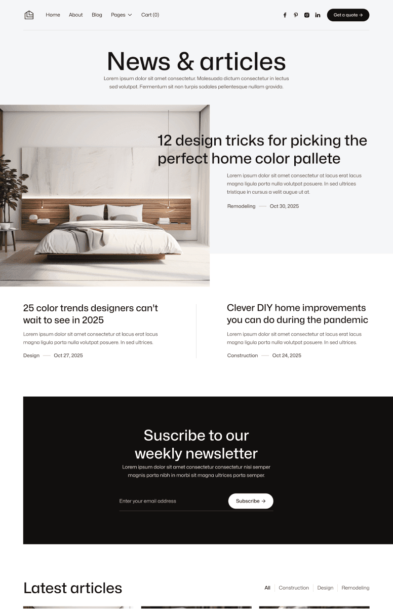 Home V1 - Doctr X Framer Template