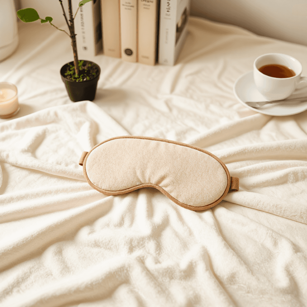 product photography of sleep mask