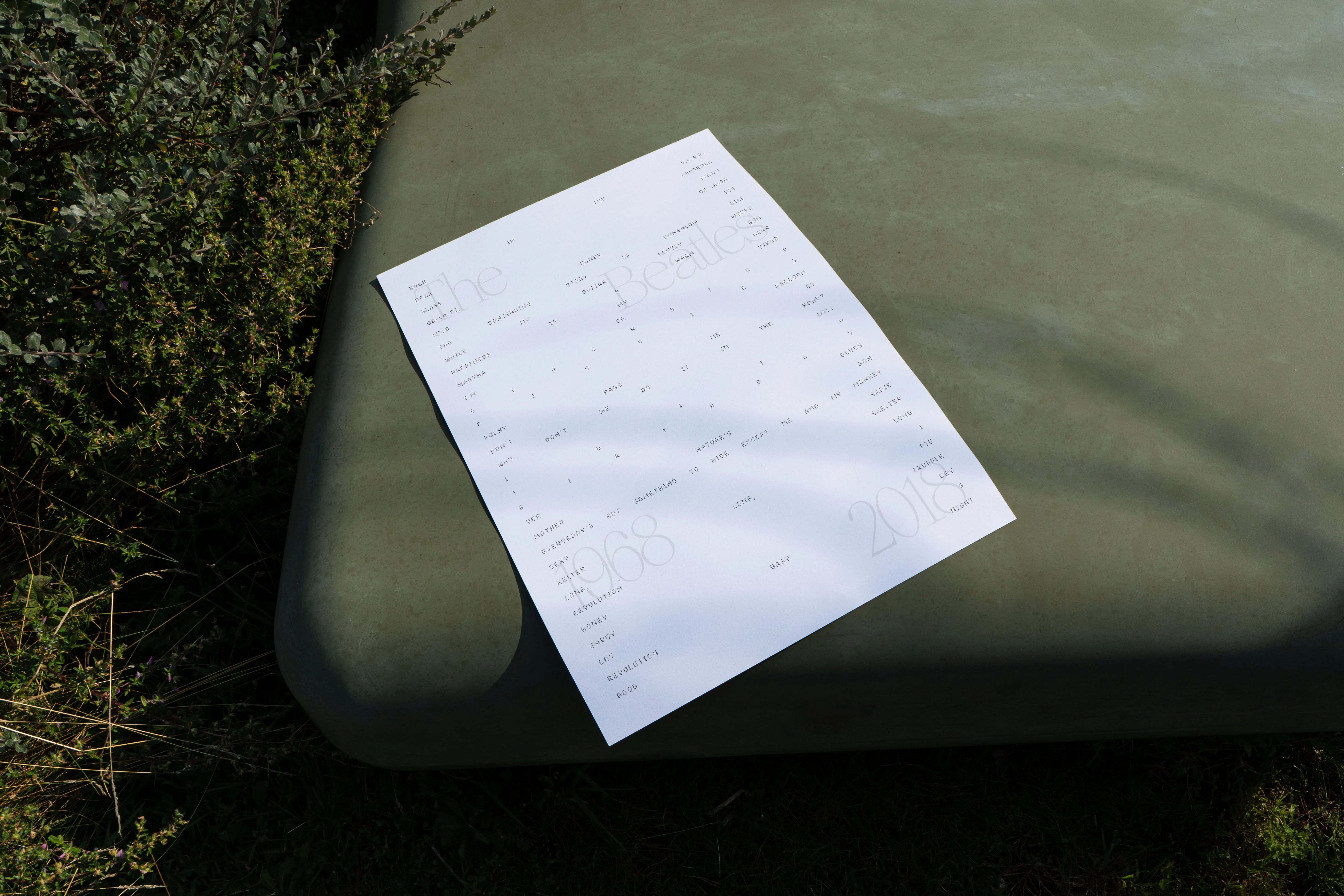 The White Album, 50th Anniversary Poster