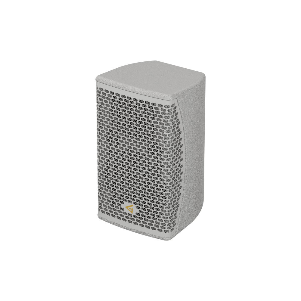 Gray speaker with mesh front