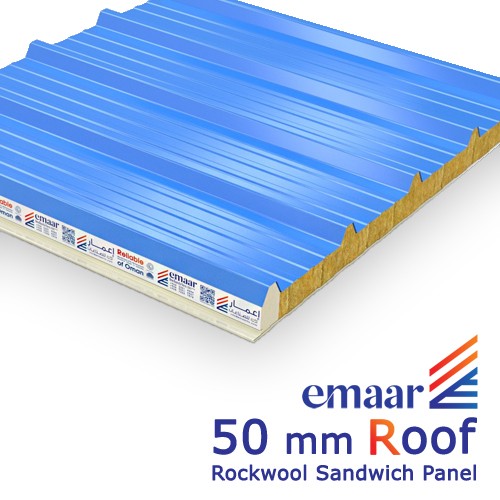 50mm Roof Rockwool Sandwich Panel