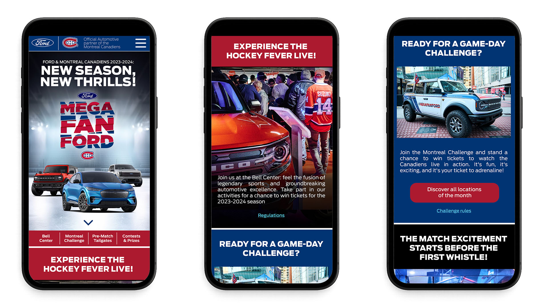 Megafanford Mobile Landing Page