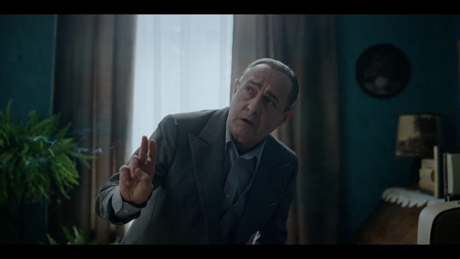 a model wearing modern glasses