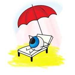 Young baby with eczema