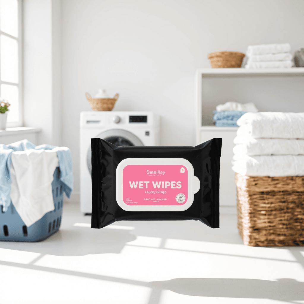 product photography of pack of wet wipes