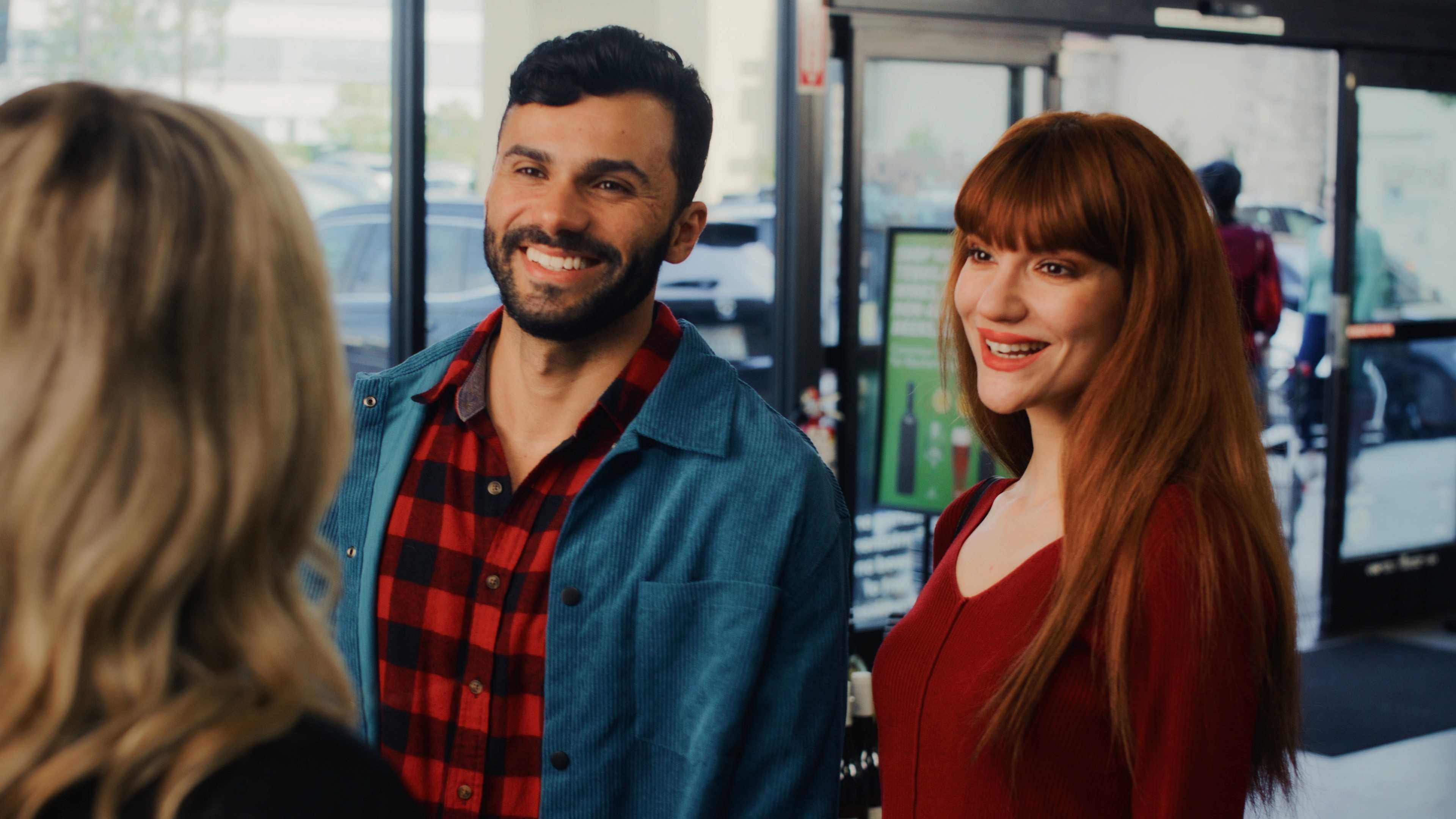Still from Holiday Cheers, a commercial for Bevmo (2025).