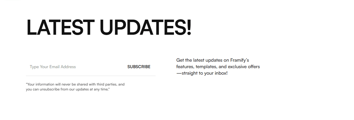 Framer Newsletter Section v3