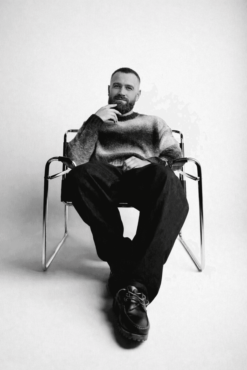 woman in white crew neck shirt smiling