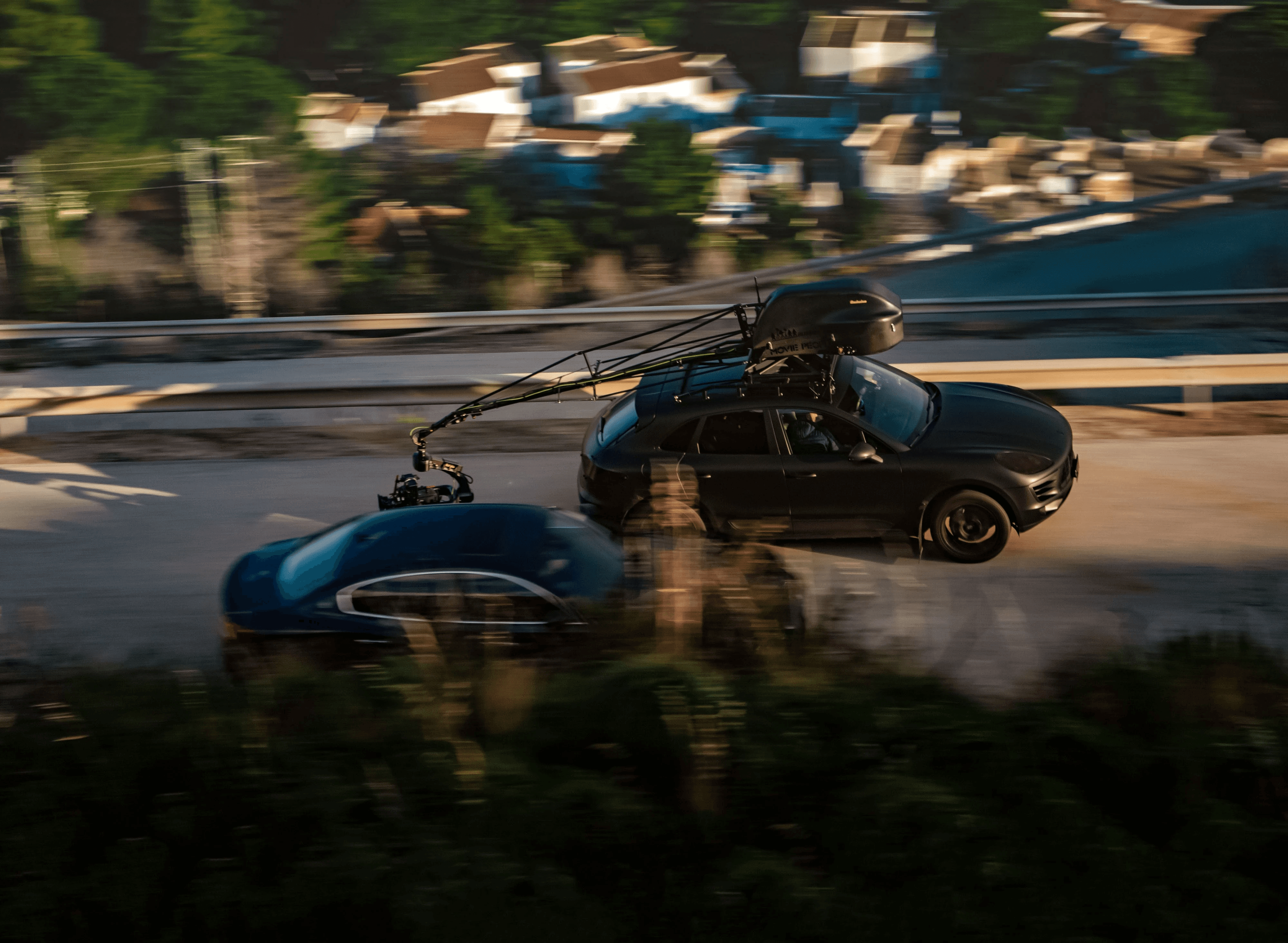 Shooting with U-crane