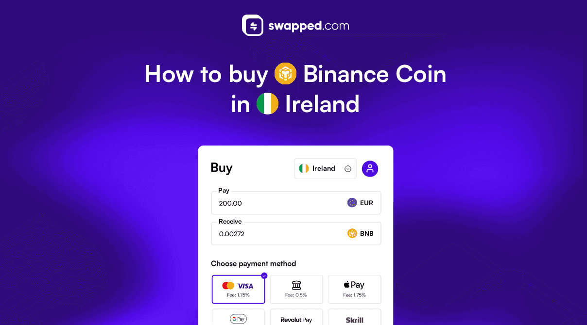 How to buy Binance Coin (BNB) in Ireland with EUR