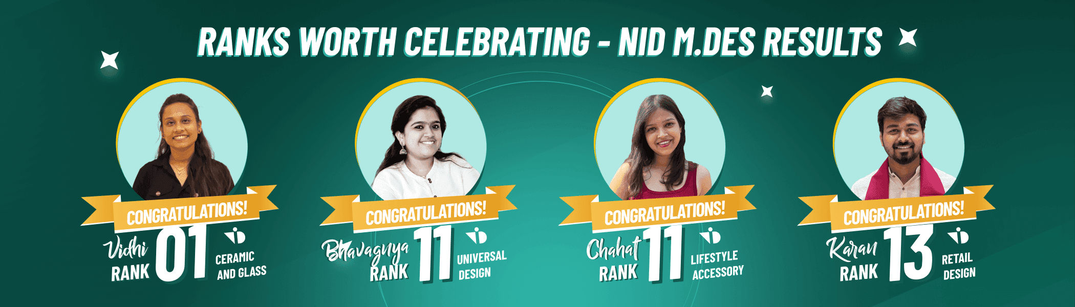 Mdes Top ranks from Studio Sector 4
