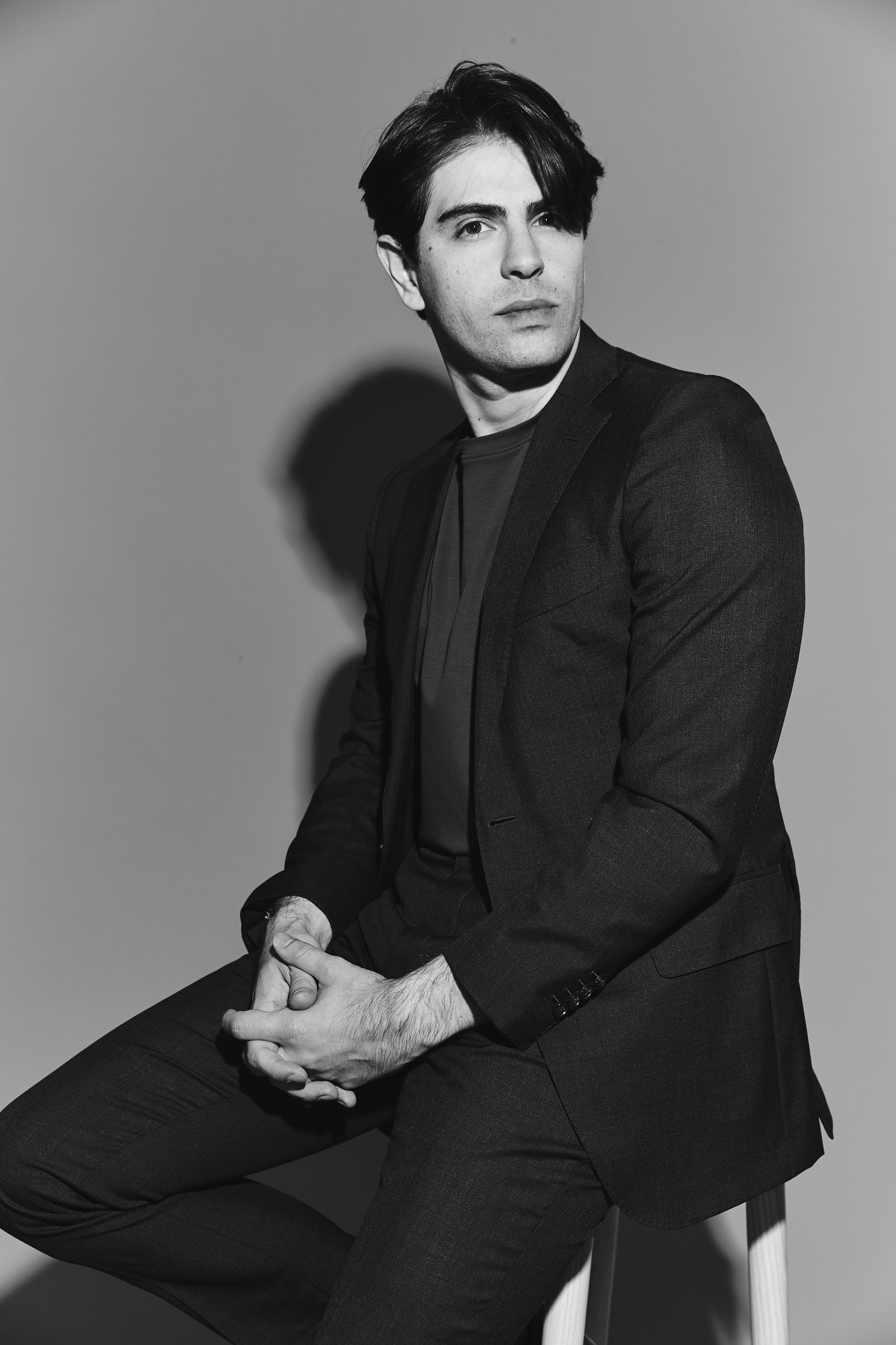 Riding a bicycle with V sign