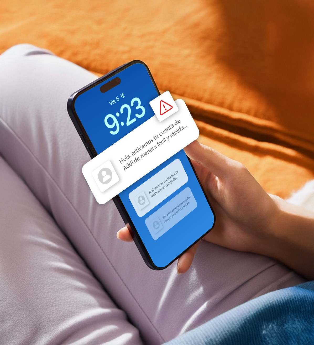 Mujer con gafas sonriendo