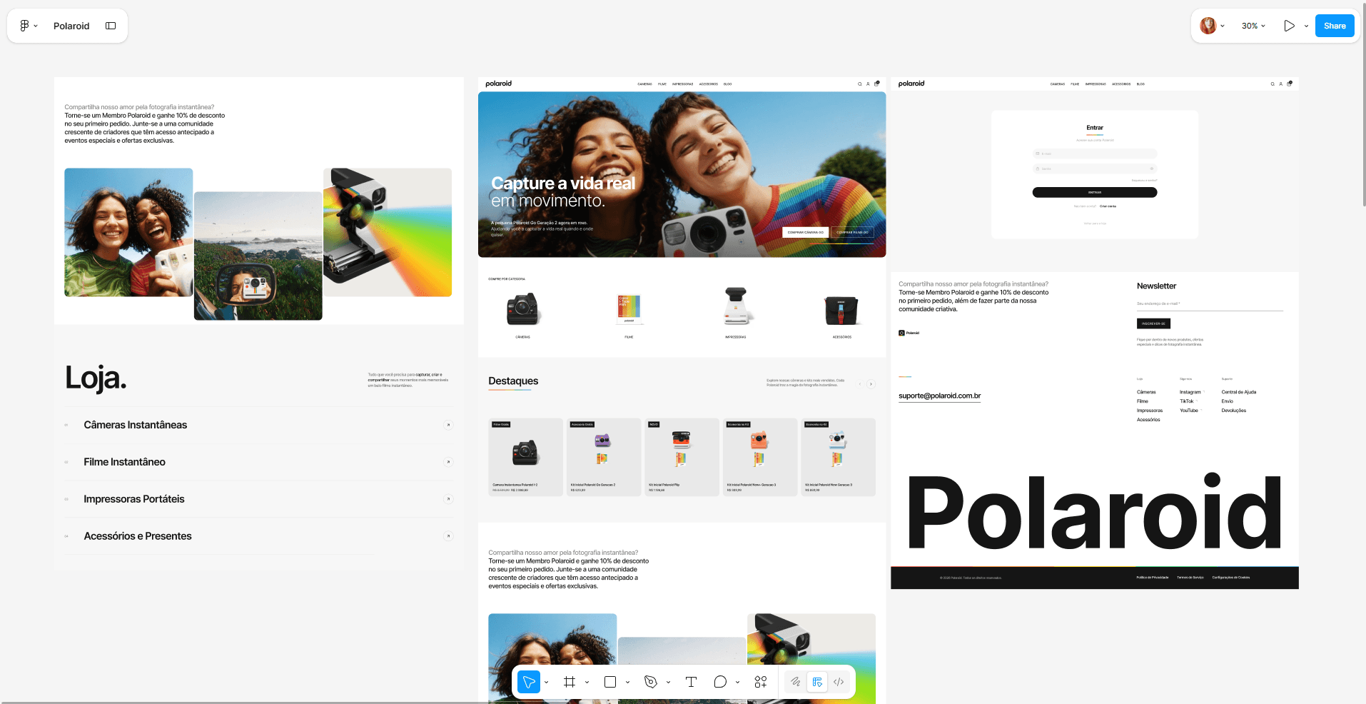 a group of polaroid cameras sitting on top of a table