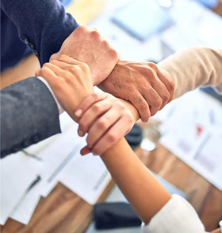 Handshake symbolizing trust