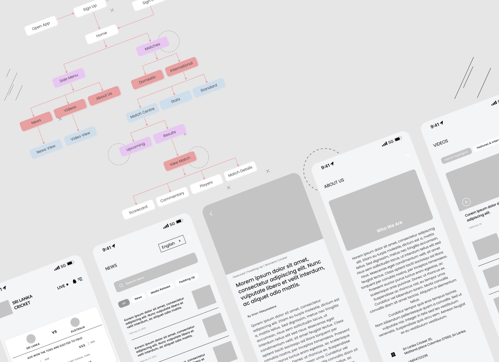 The footer of the home page