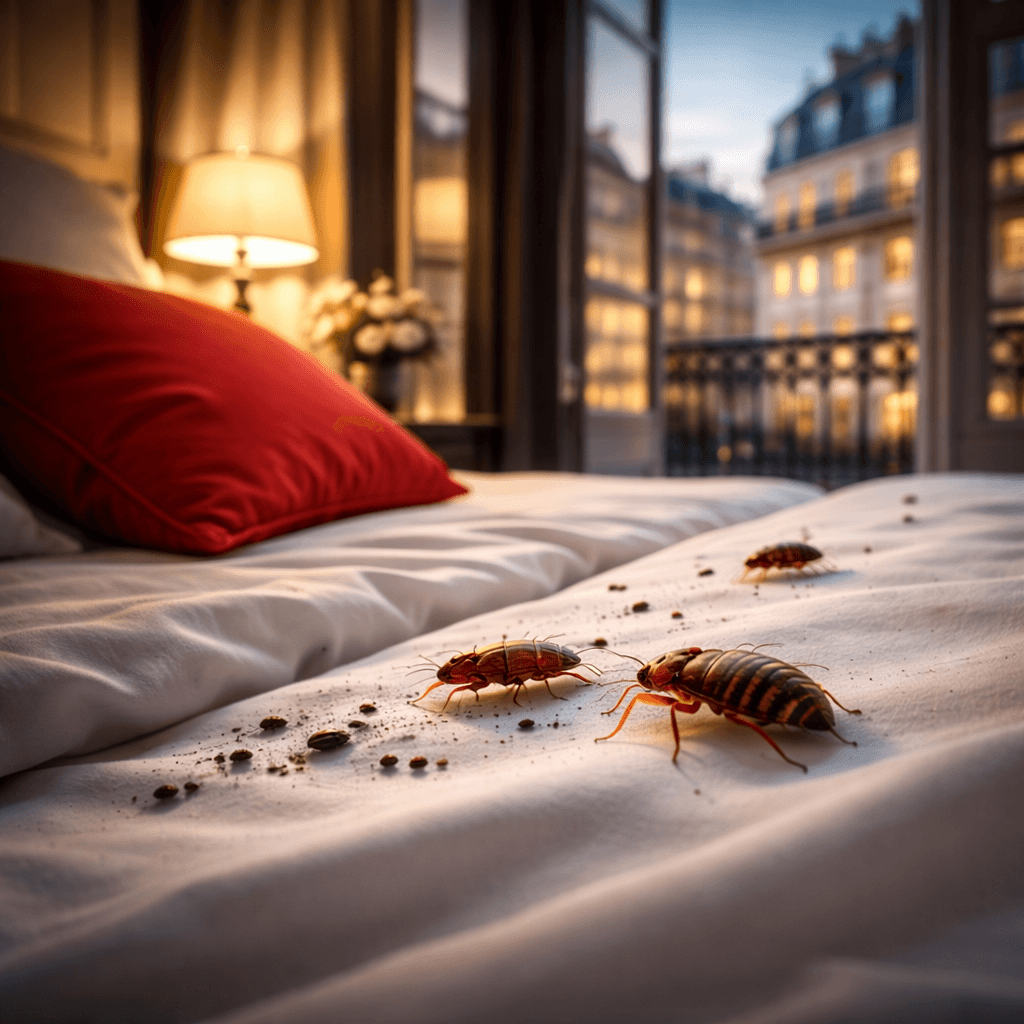 infestation de punaises de lit dans un logement à Paris