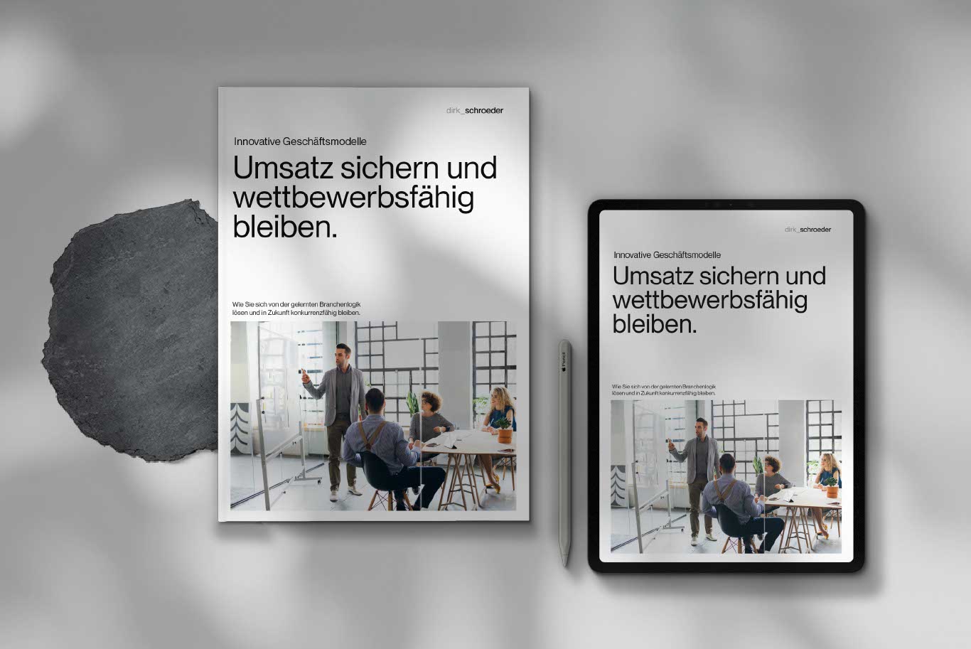Whitepaper-Titelseite für Dirk Schröder – inhaltlich tief, visuell strukturiert