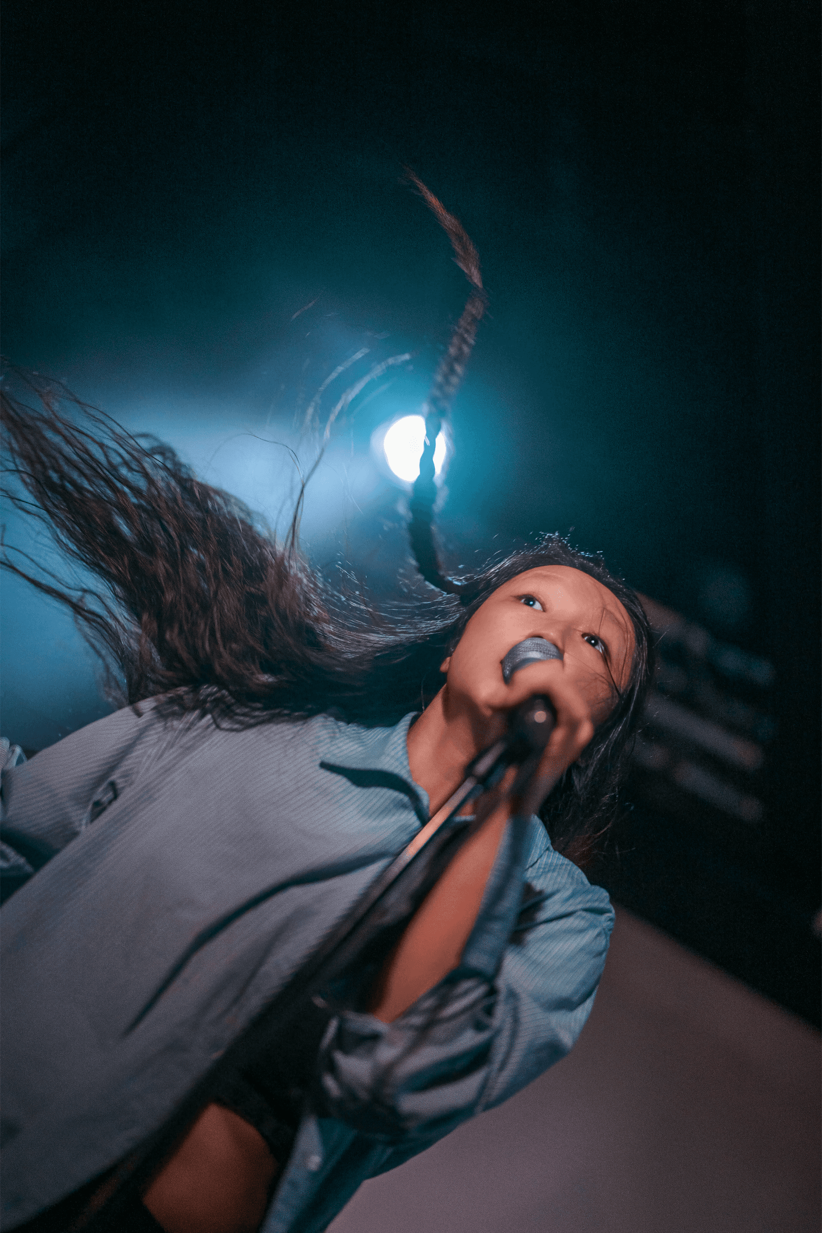 Audrey Nuna performing at the Chreece Festival in Indianapolis