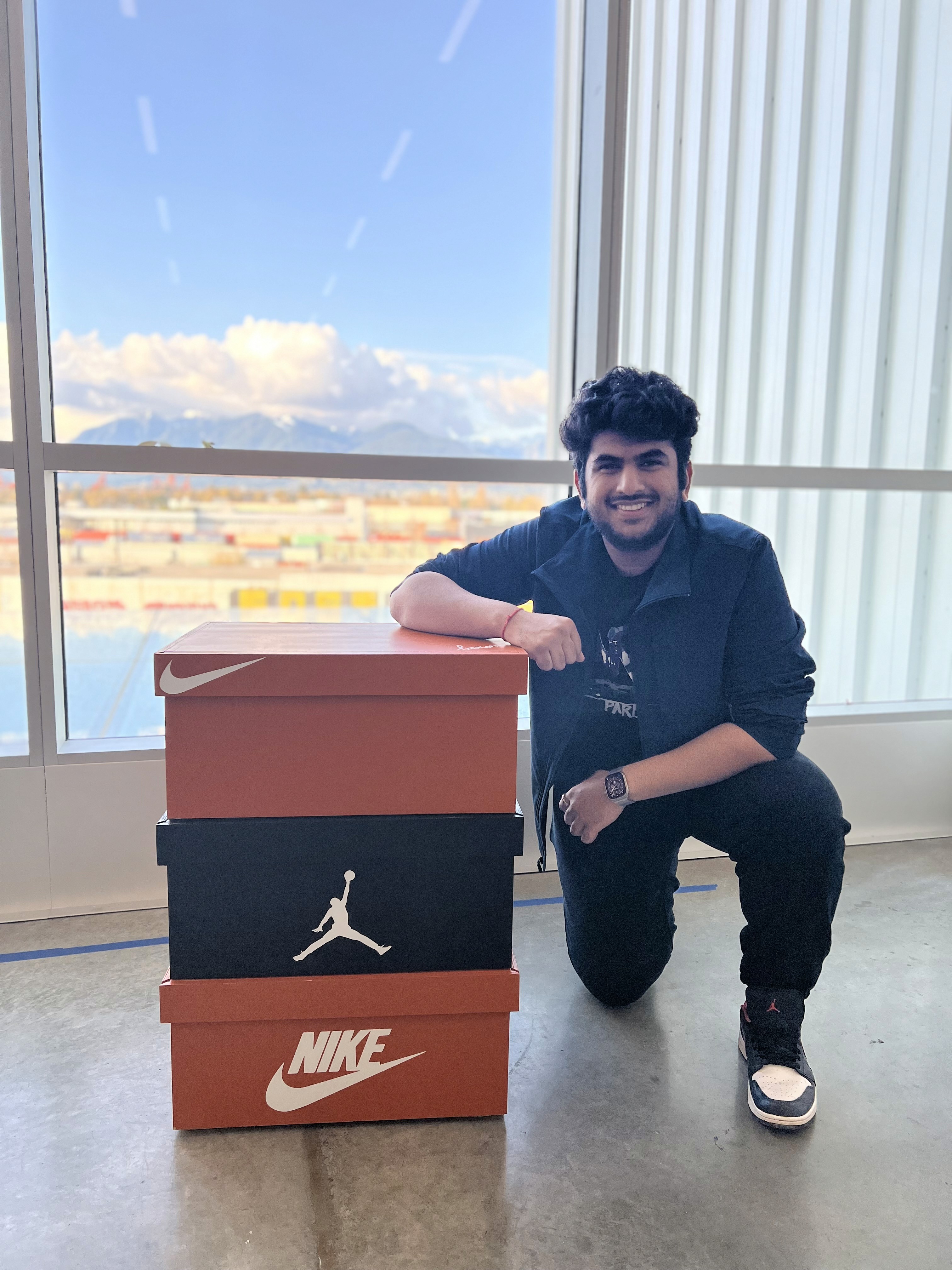 Portrait of portfolio creator – front view