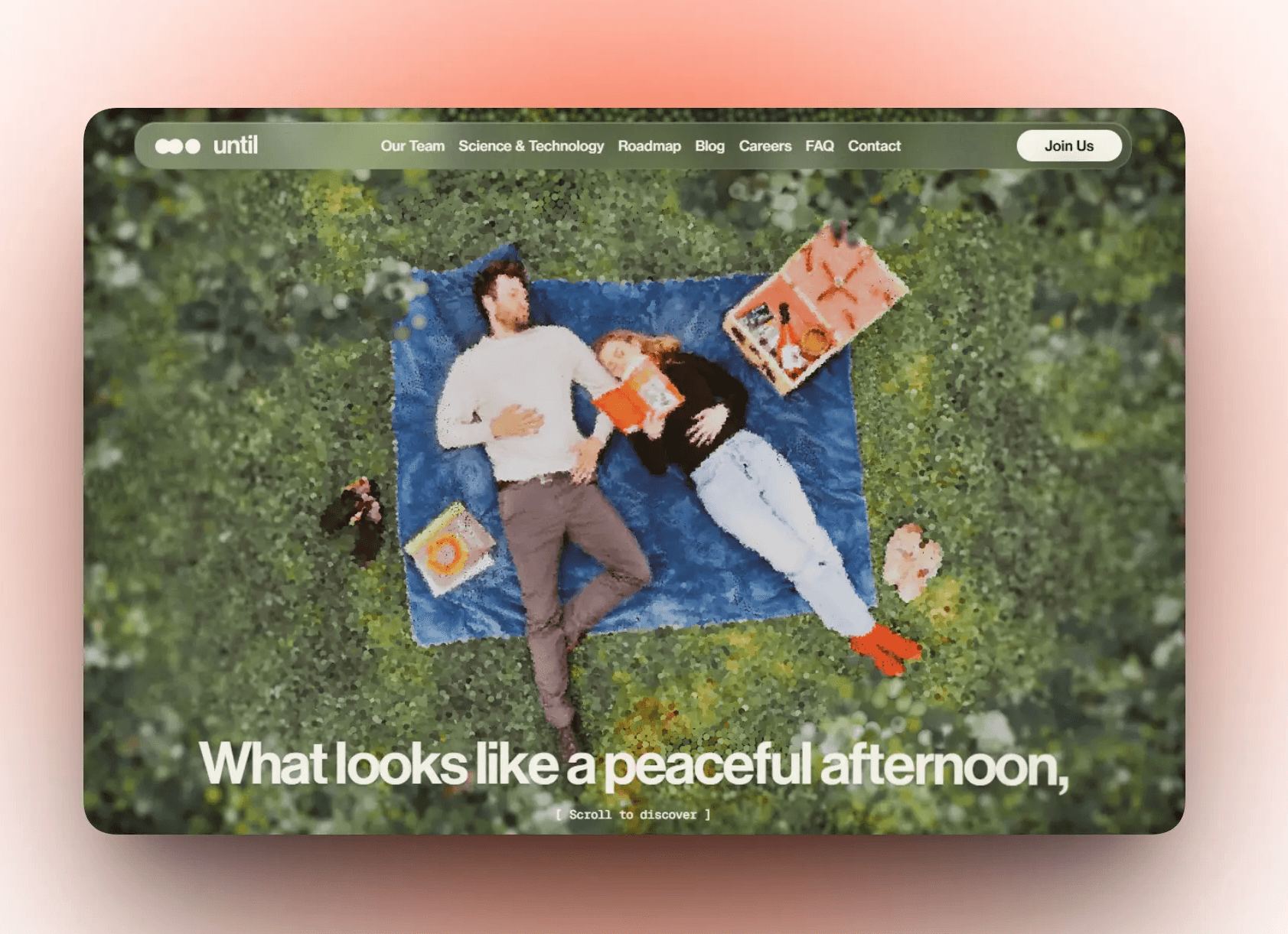 Website of Until Labs