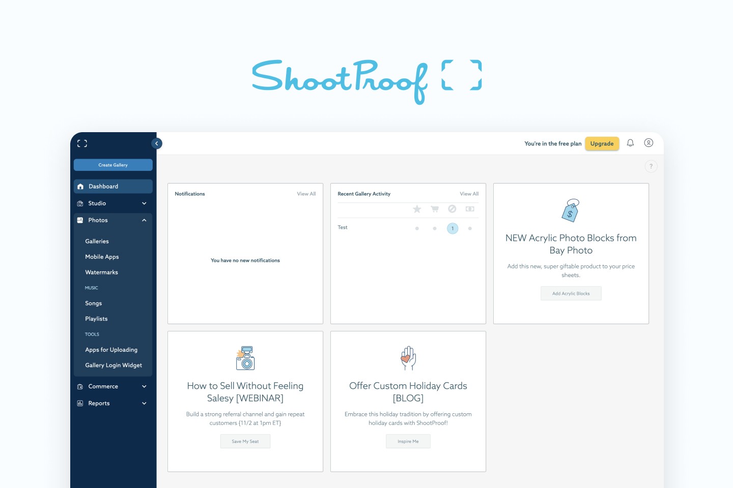 ShootProof Product Visual