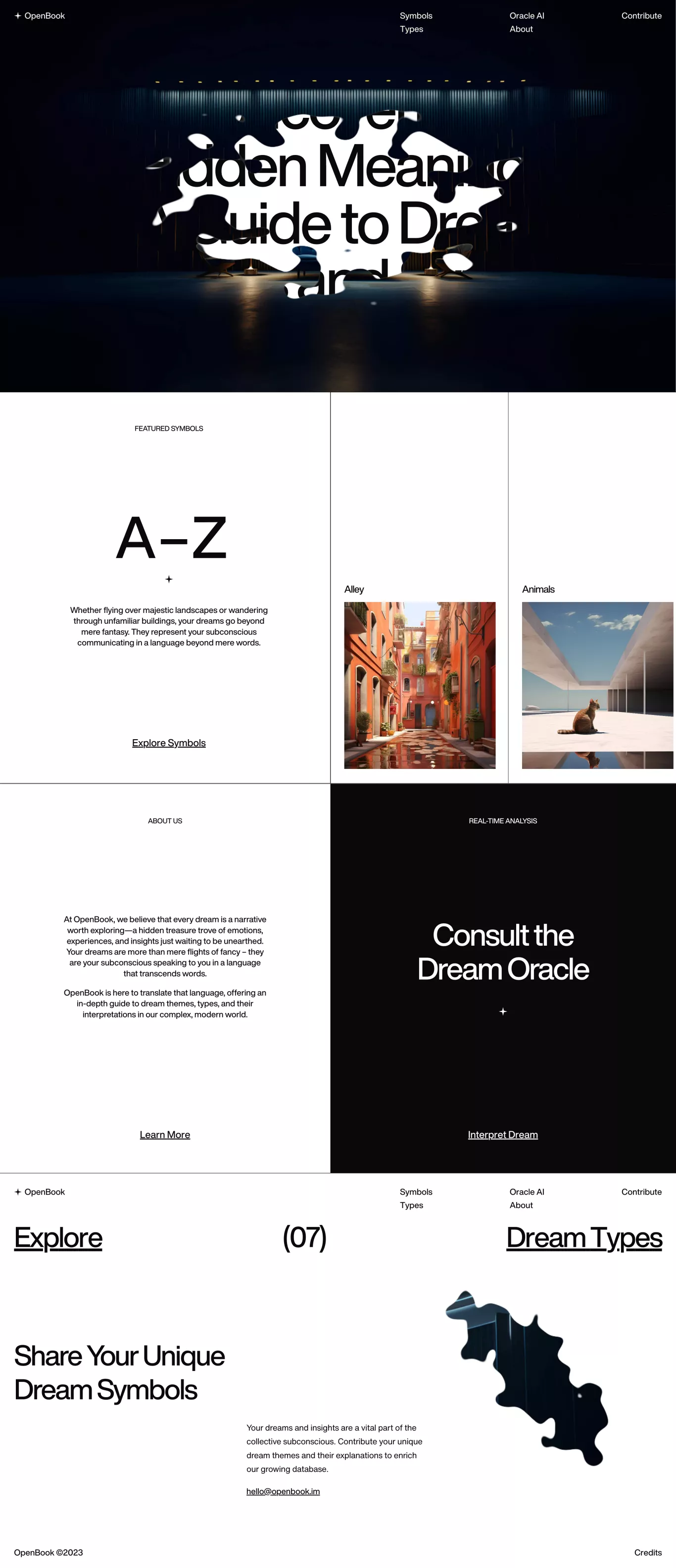 Dream Guide portfolio page screenshot showcasing Health & Fitness design
