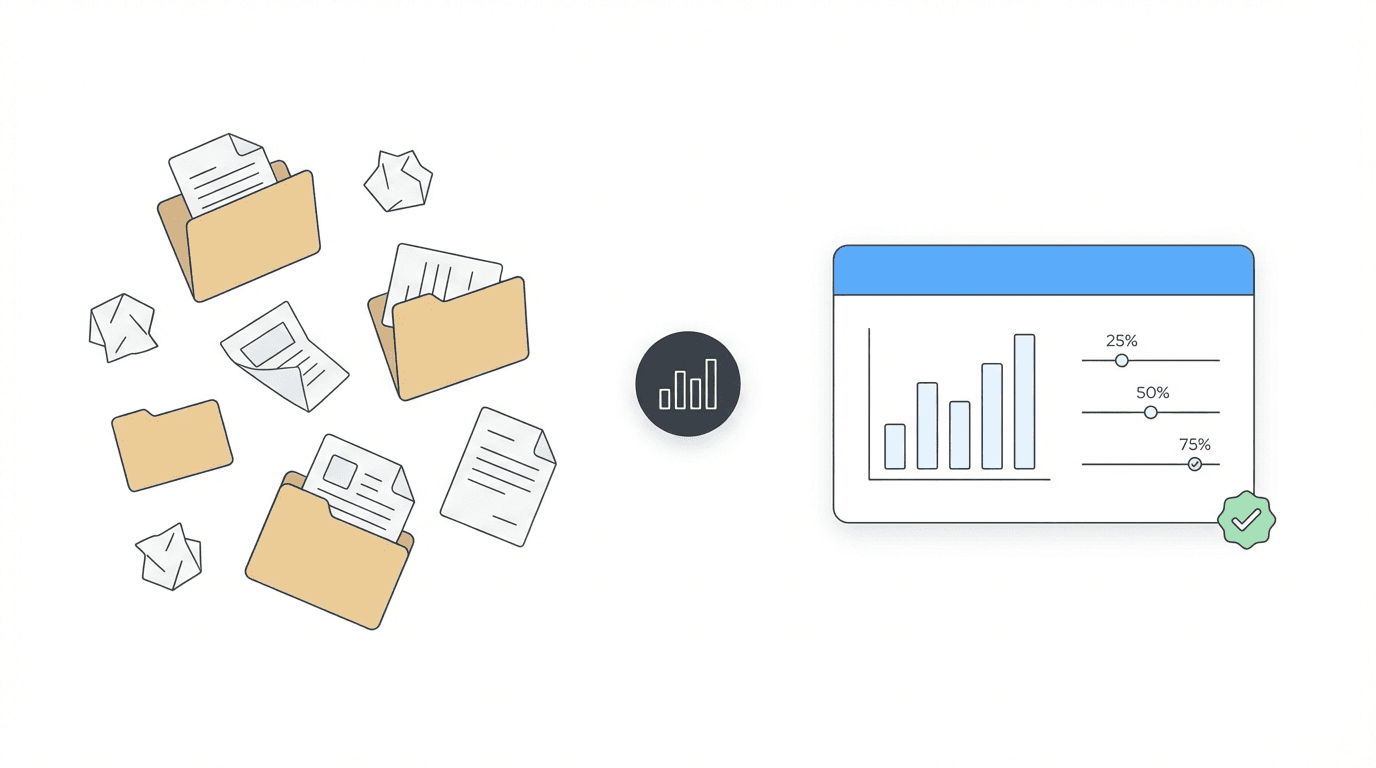 Benchmark metrics comparing manual versus automated ERE monitoring efficiency