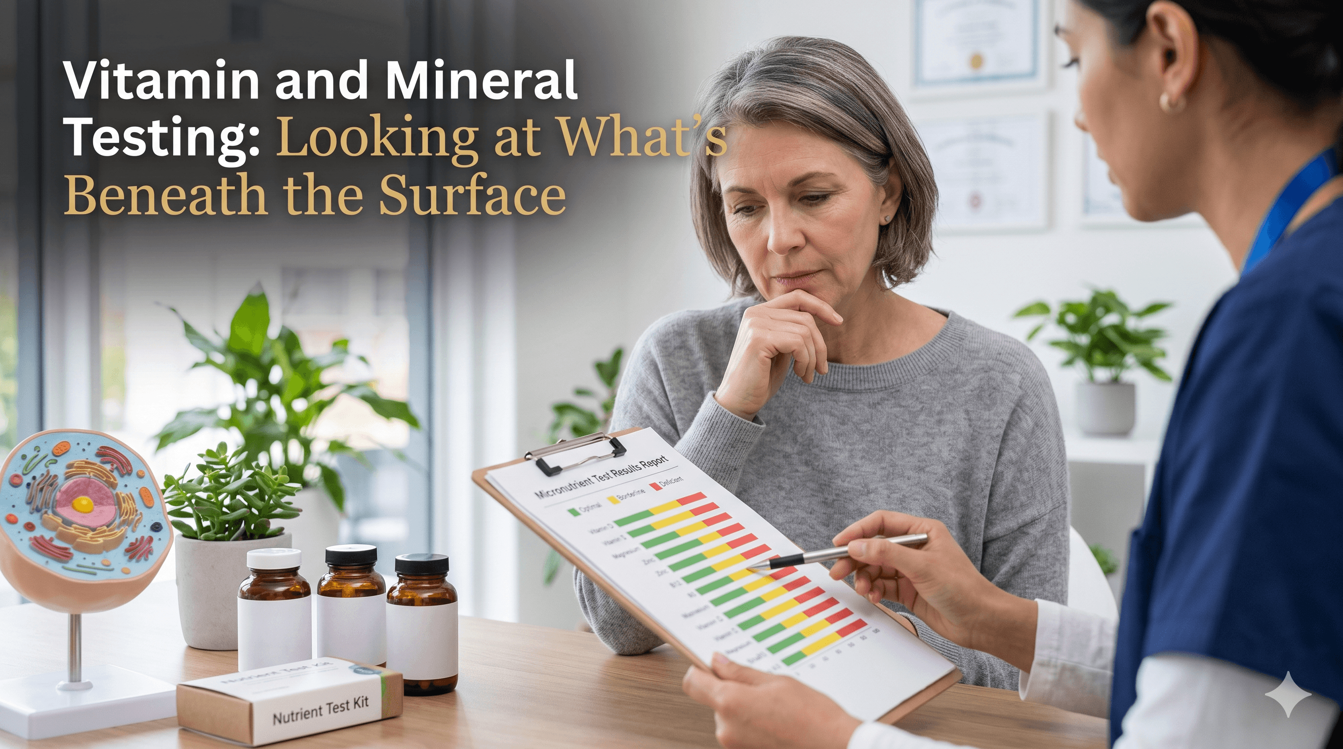   Vitamin and Mineral Testing: Looking at What’s Beneath the Surface 