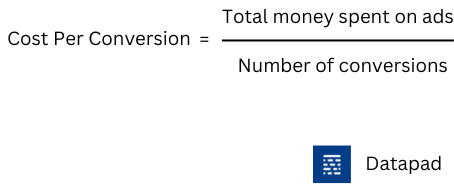 cost per conversion formula 