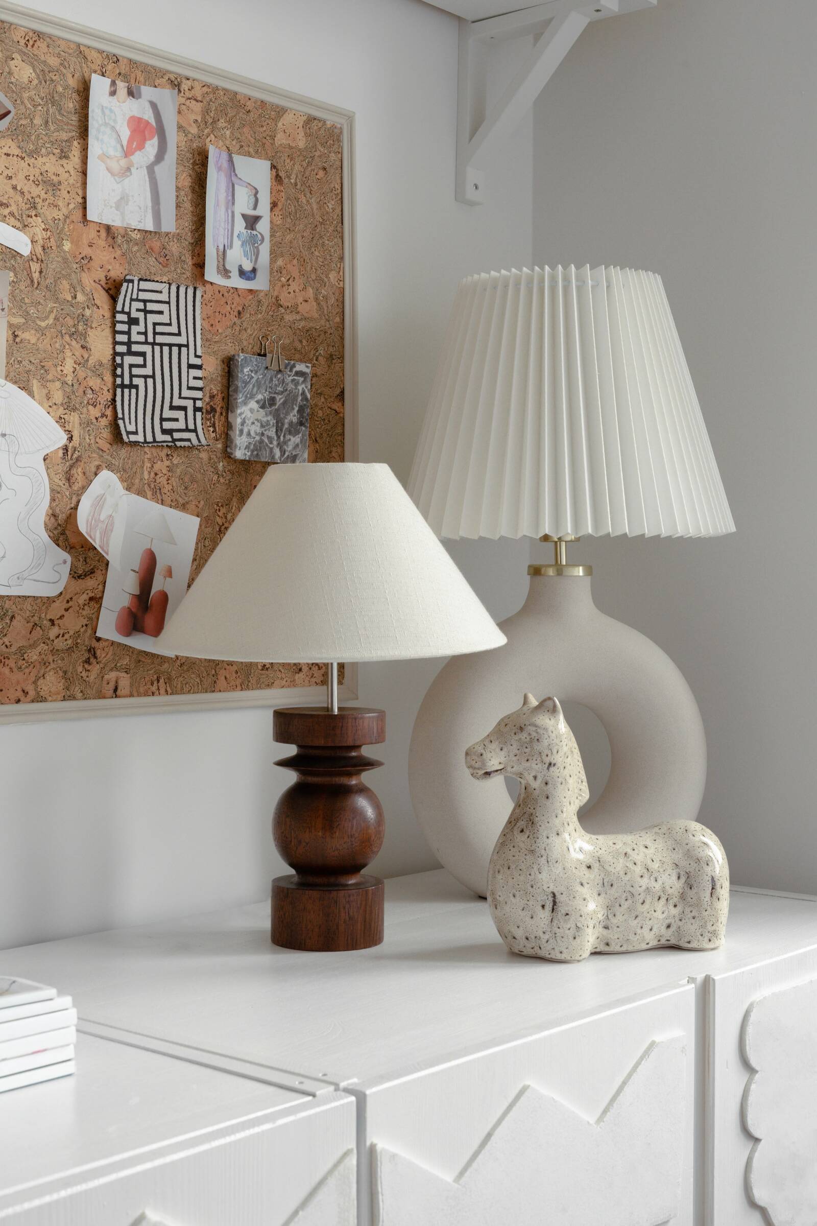 Interior design moodboard and styling details from a Brighton interior design studio