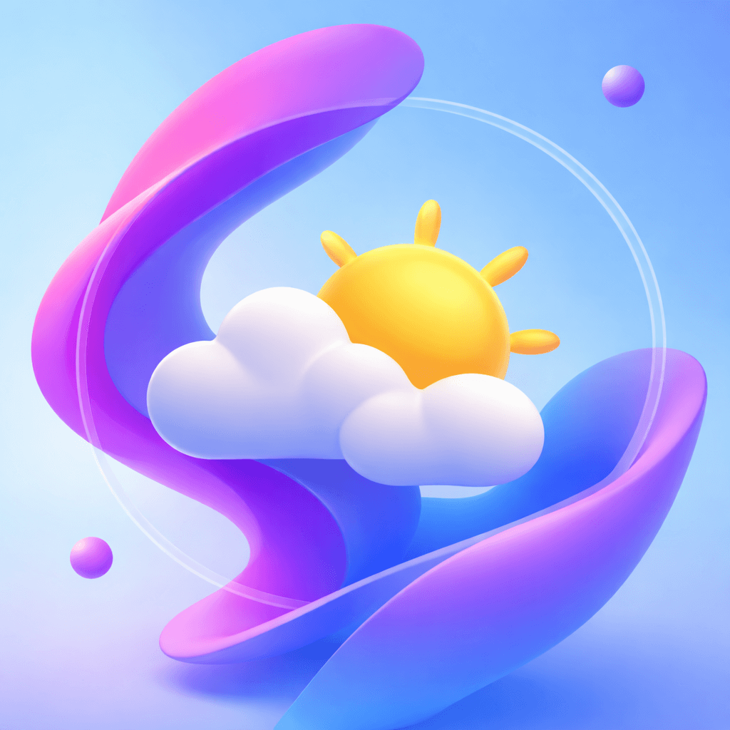 Organização de evento infantil com clima e agenda integrados no app