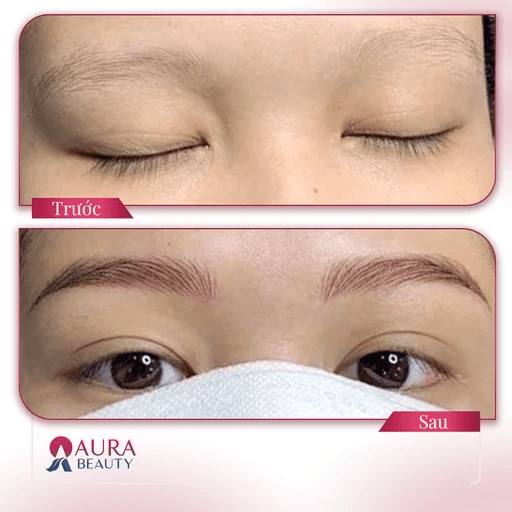 Dịch vụ phun xăm chân mày tại Aura Beauty nổi bật với nhiều ưu điểm vượt trội