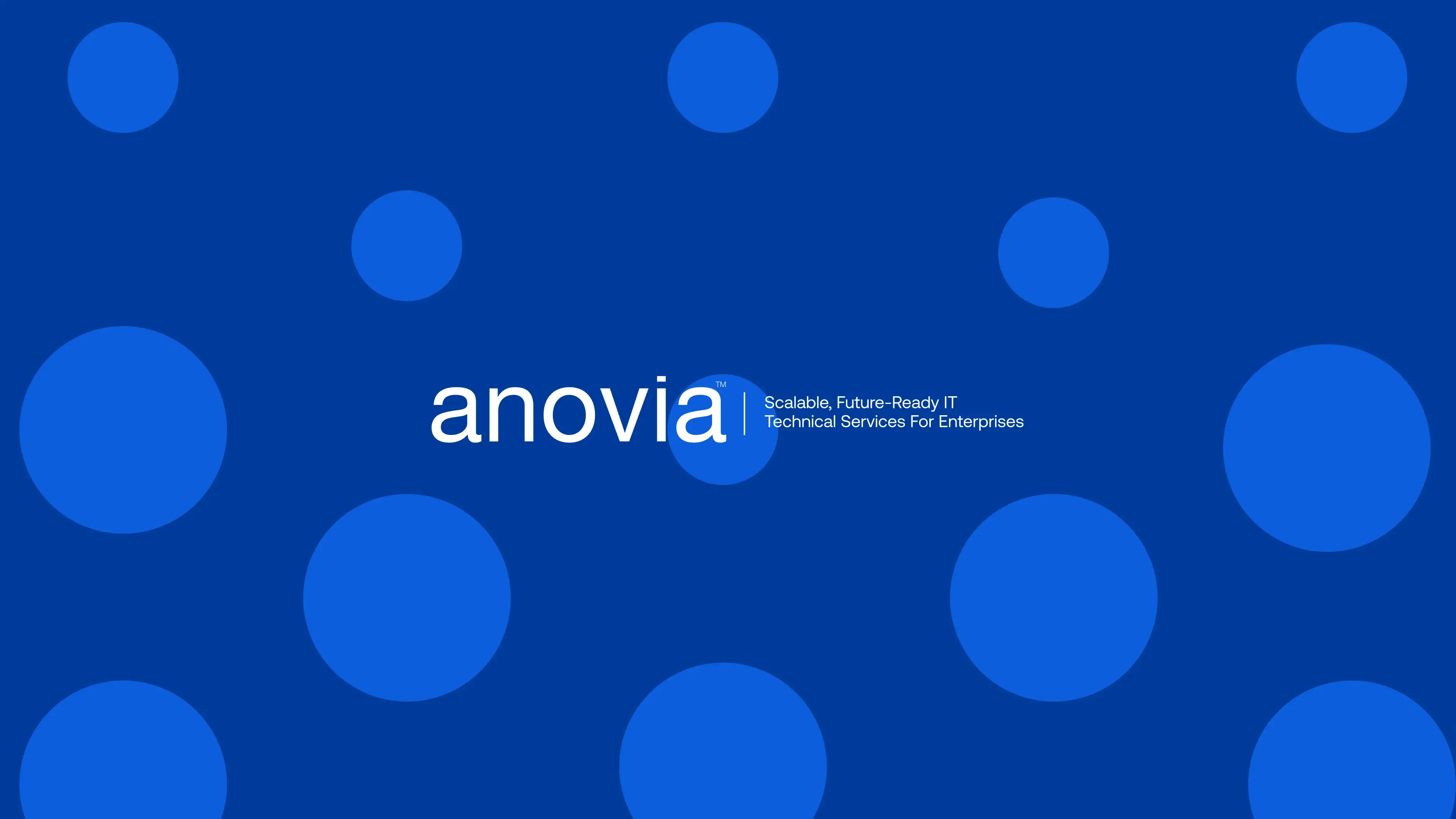 Anovia brand logo designed as part of identity system by Bright Studios