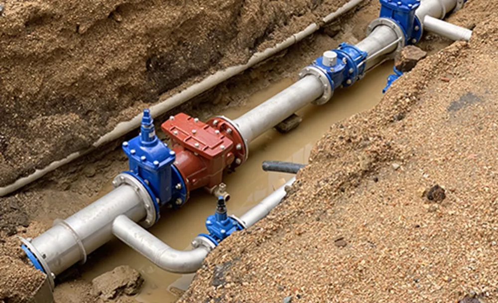 شبكات المياه والصرف