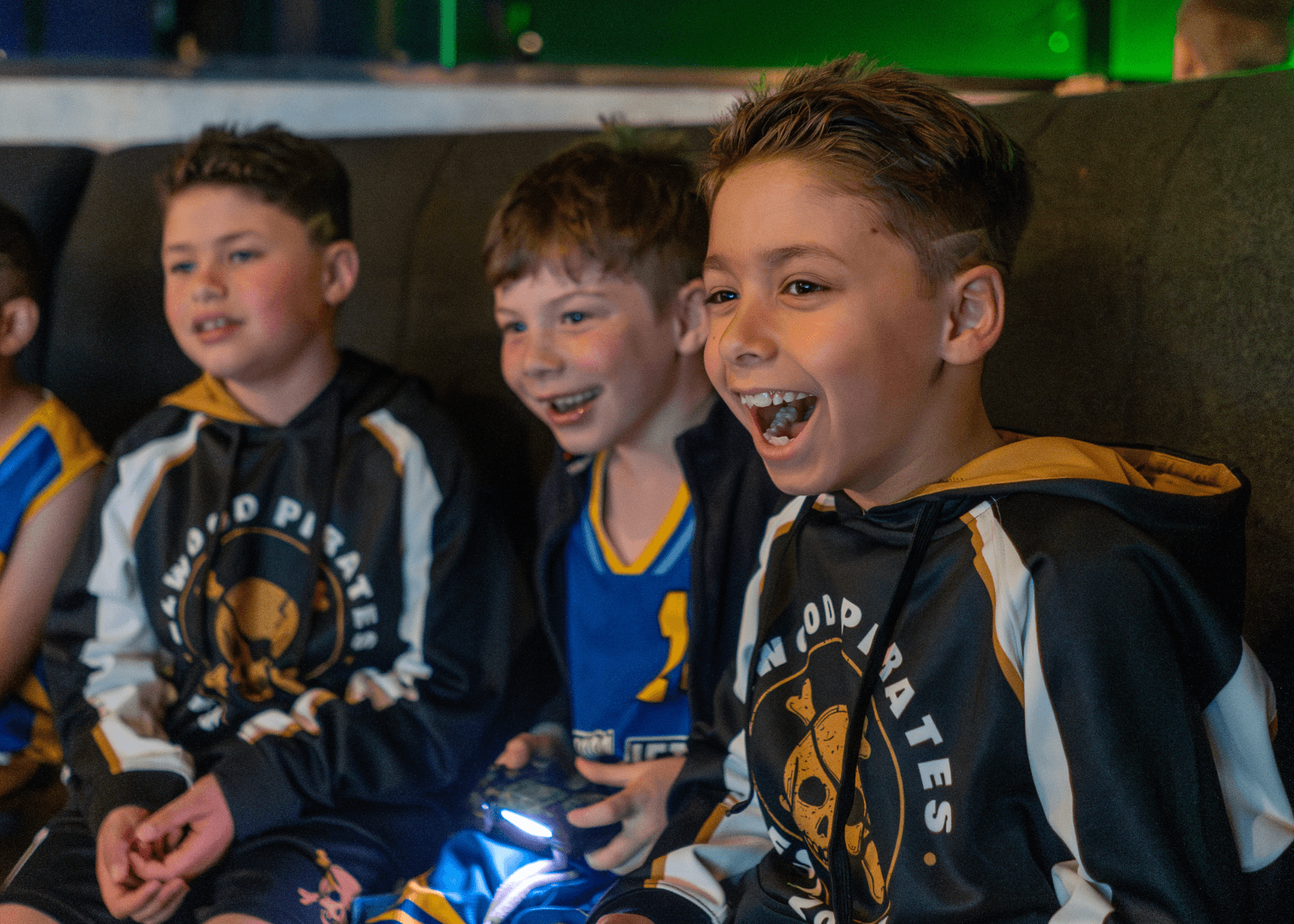 Kisa smiling during a party at Fortress