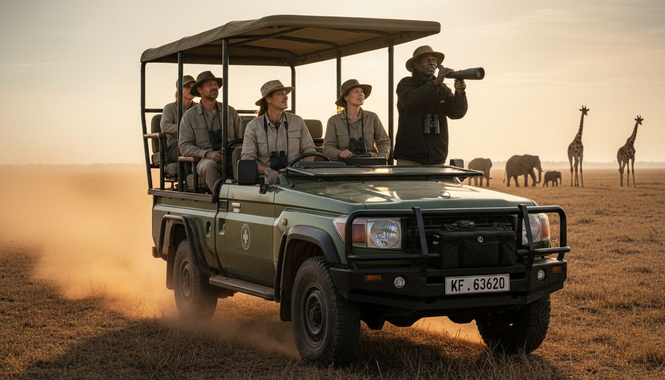 véhicule safari lever