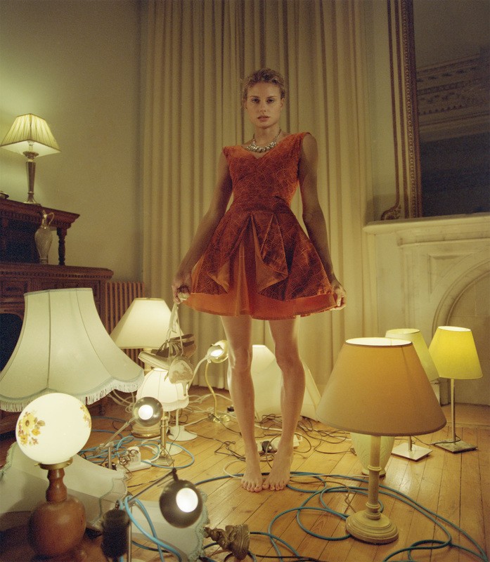 Woman Orange BG