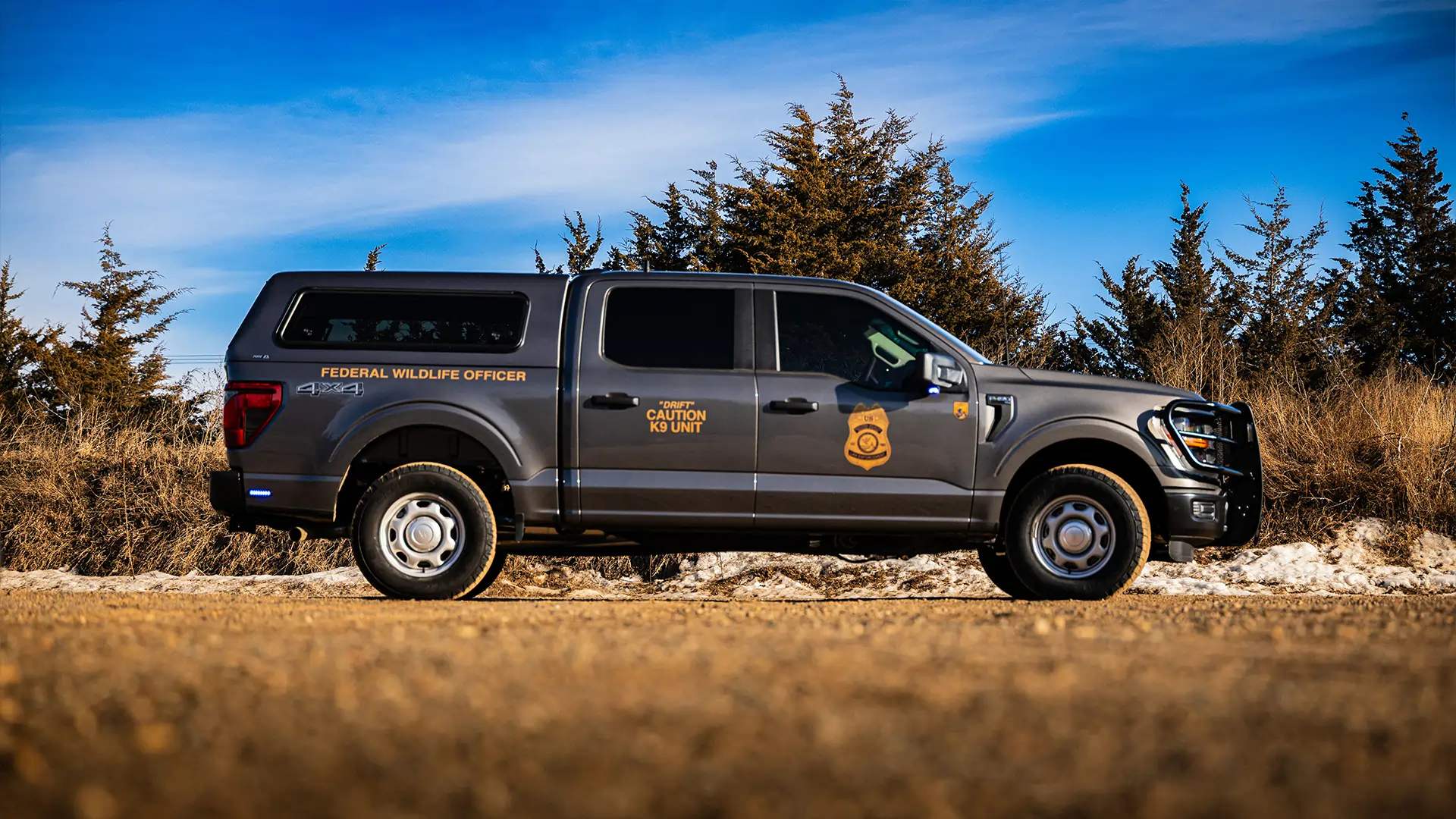 Minnesota Fish and Wildlife Conservation Officer vehicle upfit by Guardian Fleet Safety