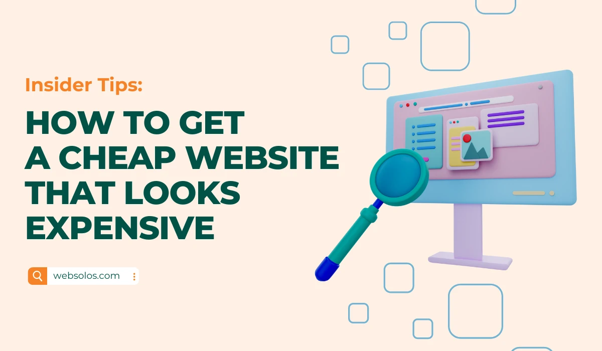 How to get a cheap website that looks good