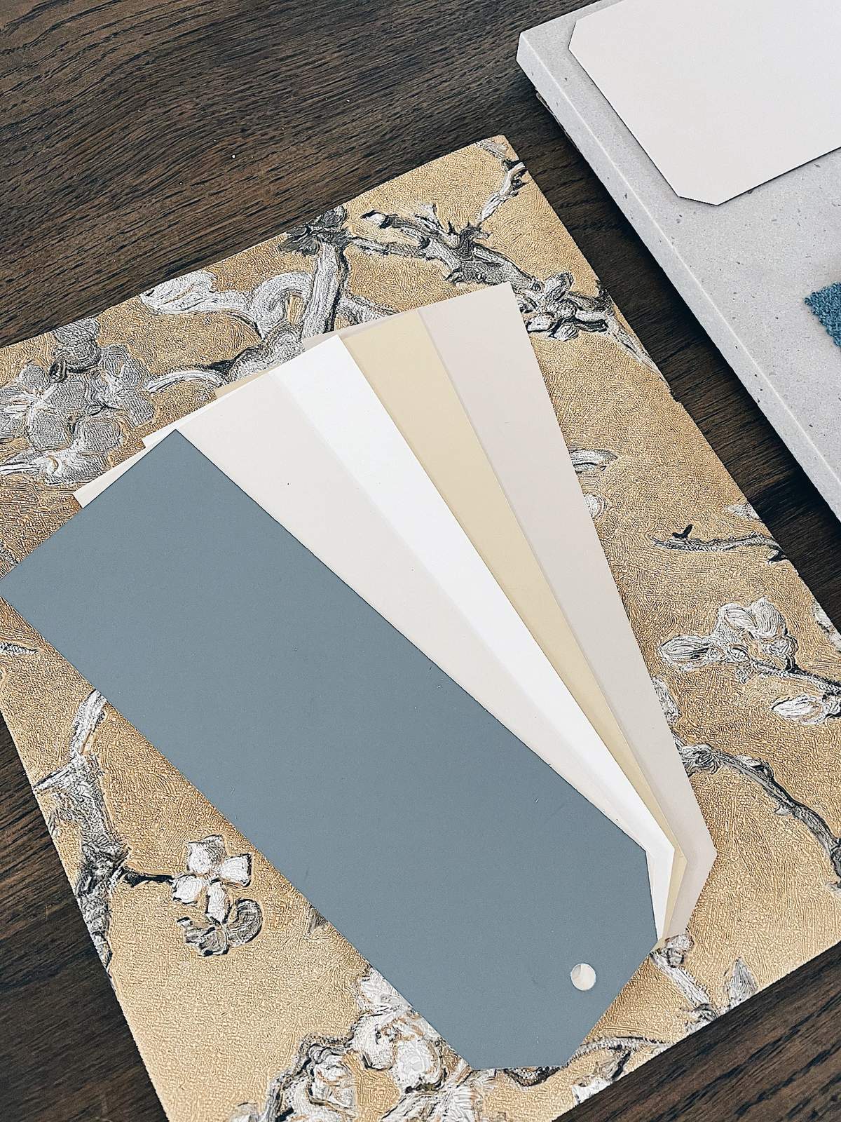 kleurenpalet geel blauw 