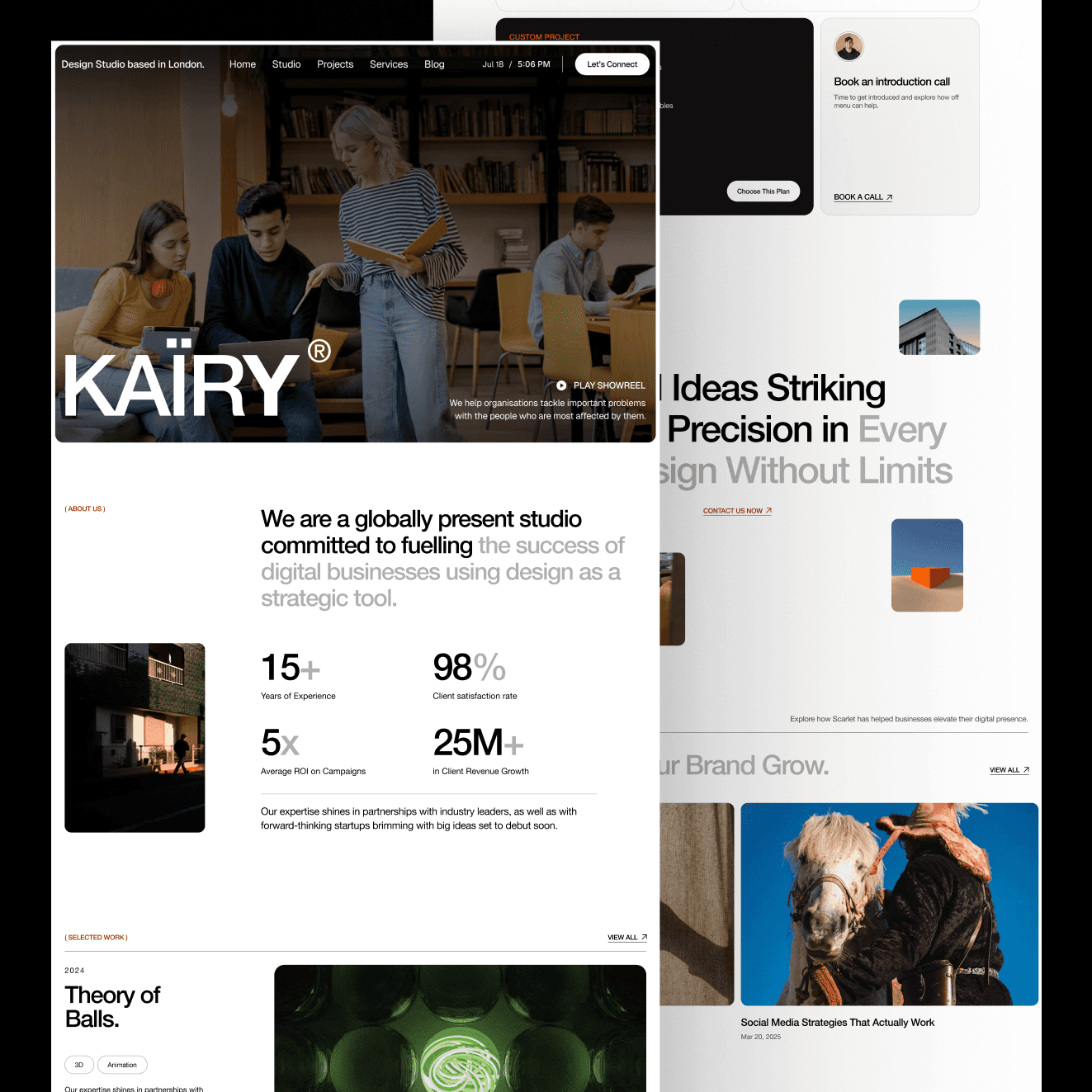 webflow agency template