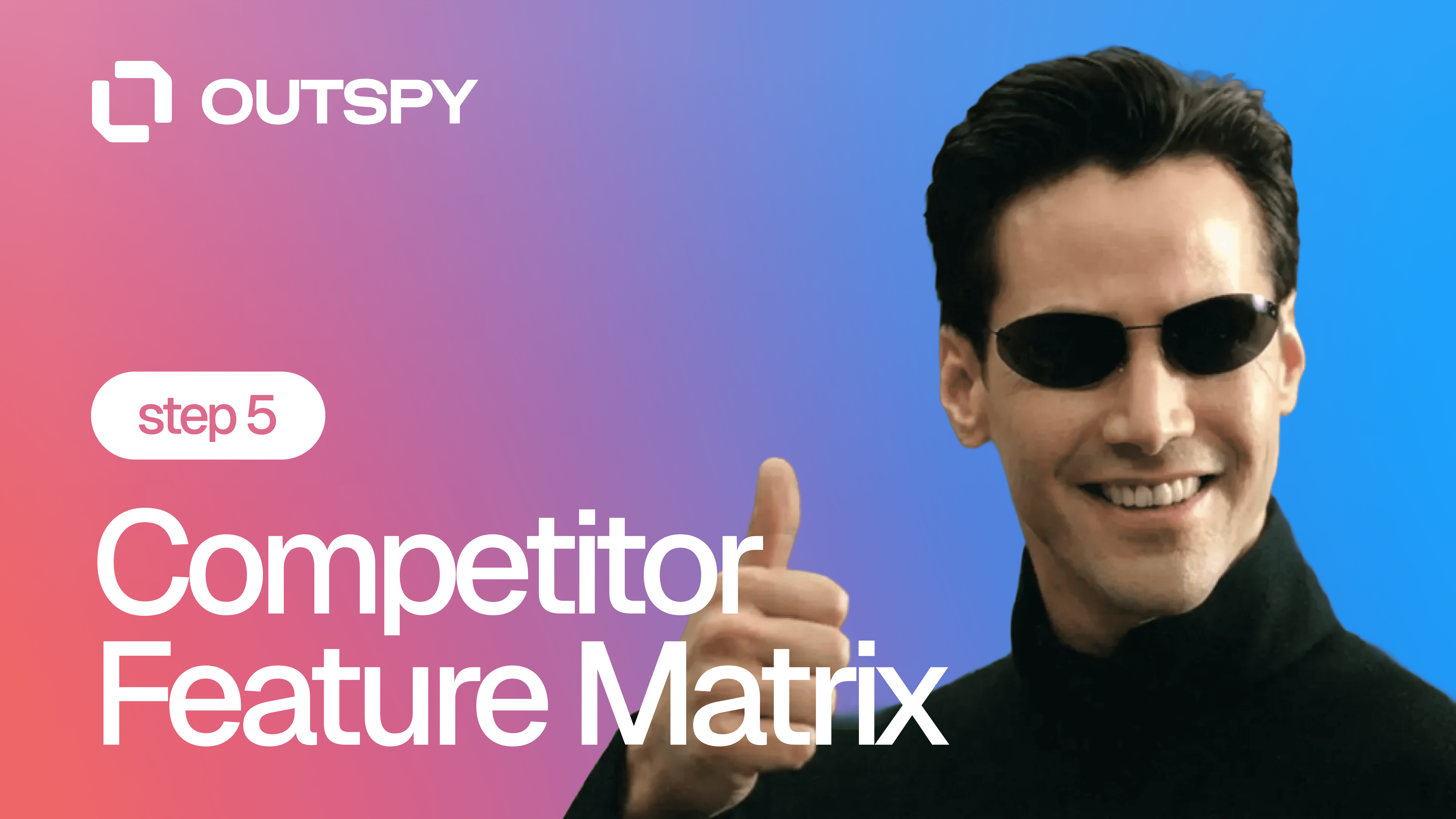 Creating a competitive feature comparison matrix to identify market gaps and product opportunities.