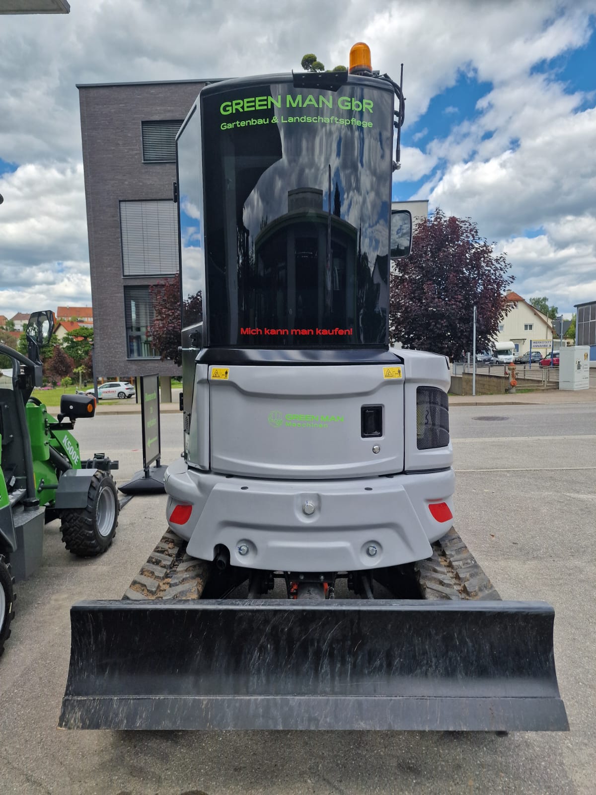 Eine Präsentationsanlage GREEN MAN