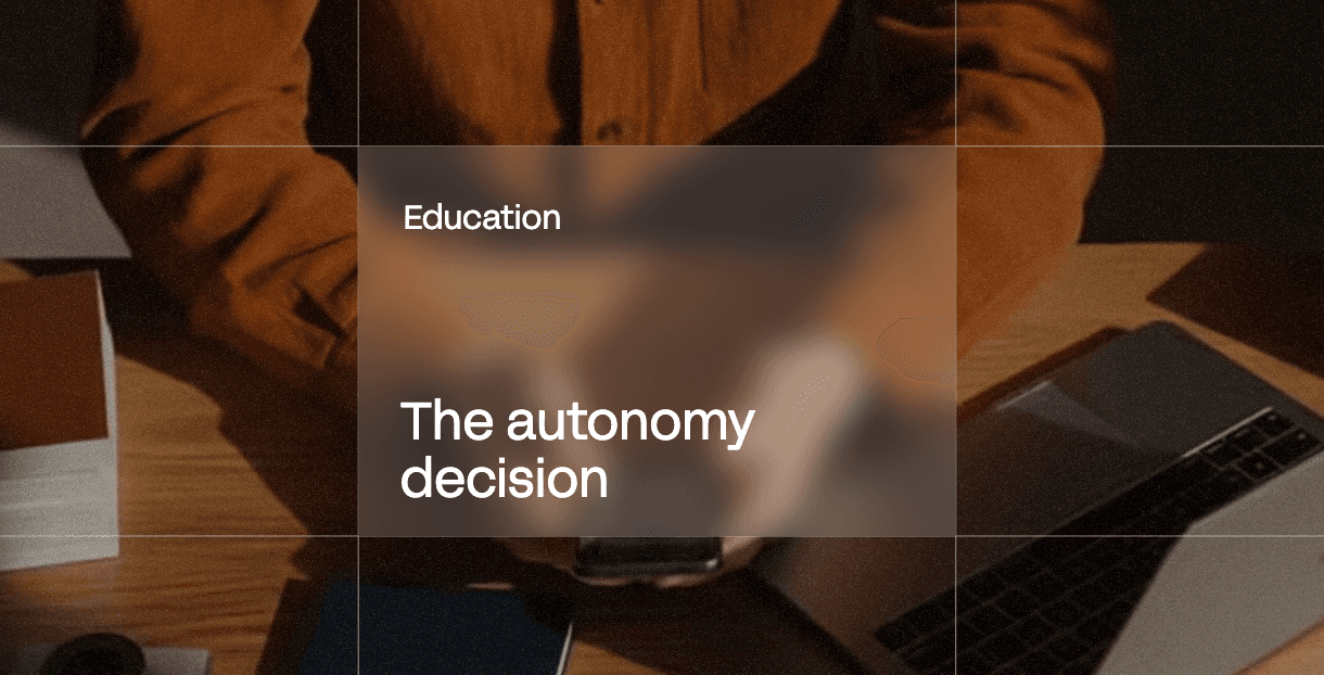The autonomy decision: where underwriters judge and where agents execute