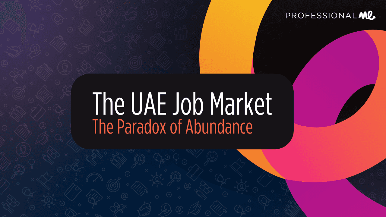 Abstract illustration representing global talent assessment in the UAE