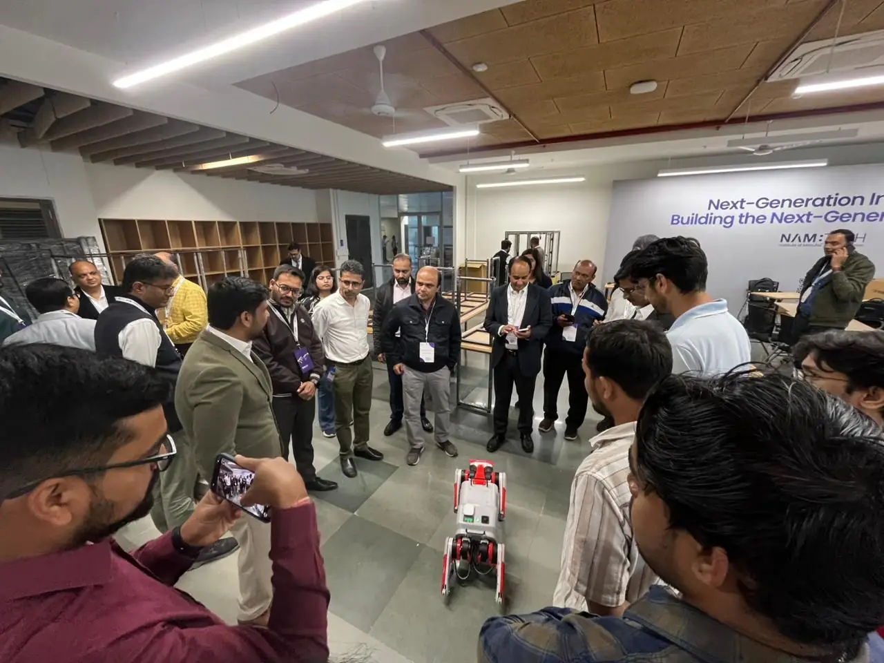 training-india-automation-engineers-inside-addverb-namtech-robotics-lab