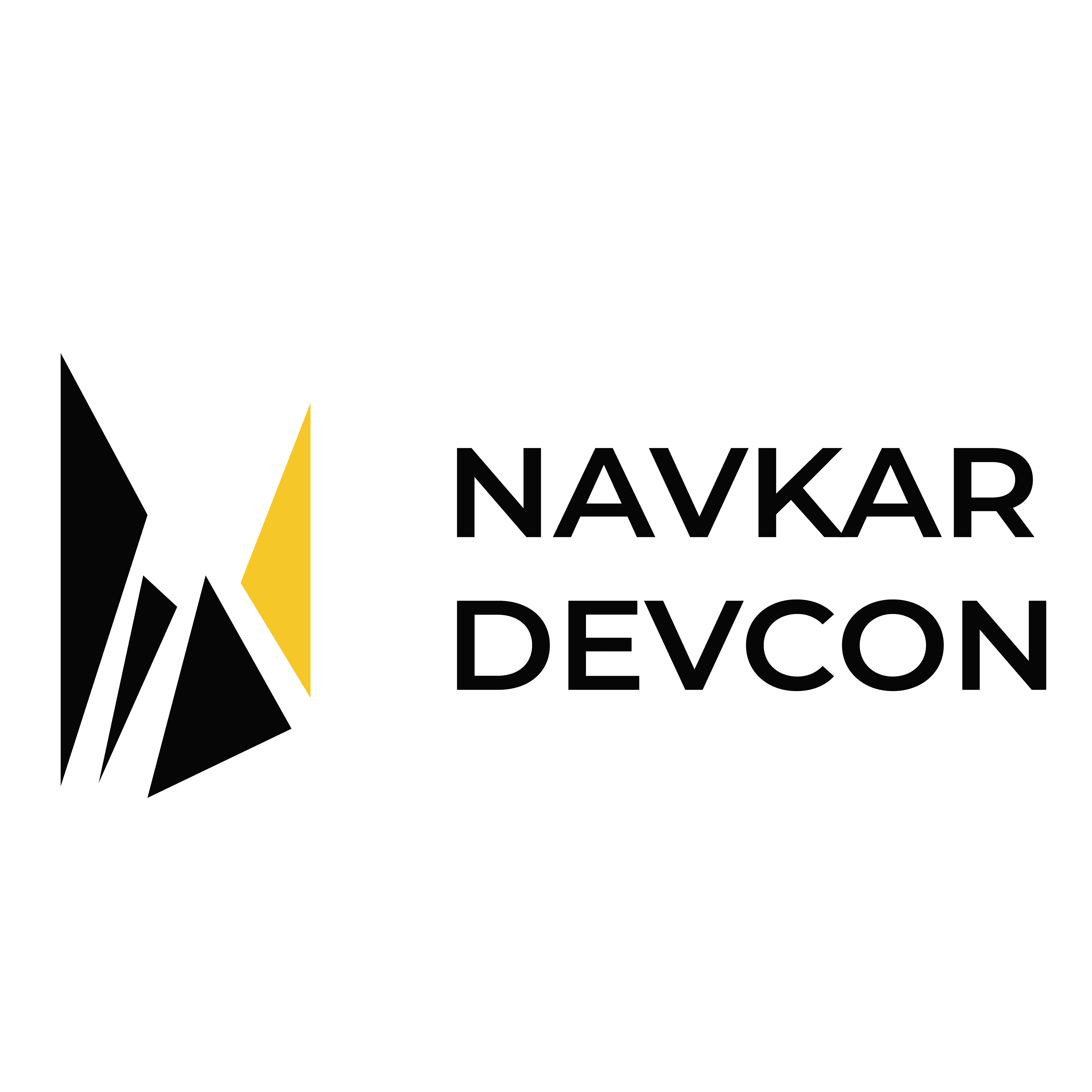 Navkar Devcon Durg logo inverse