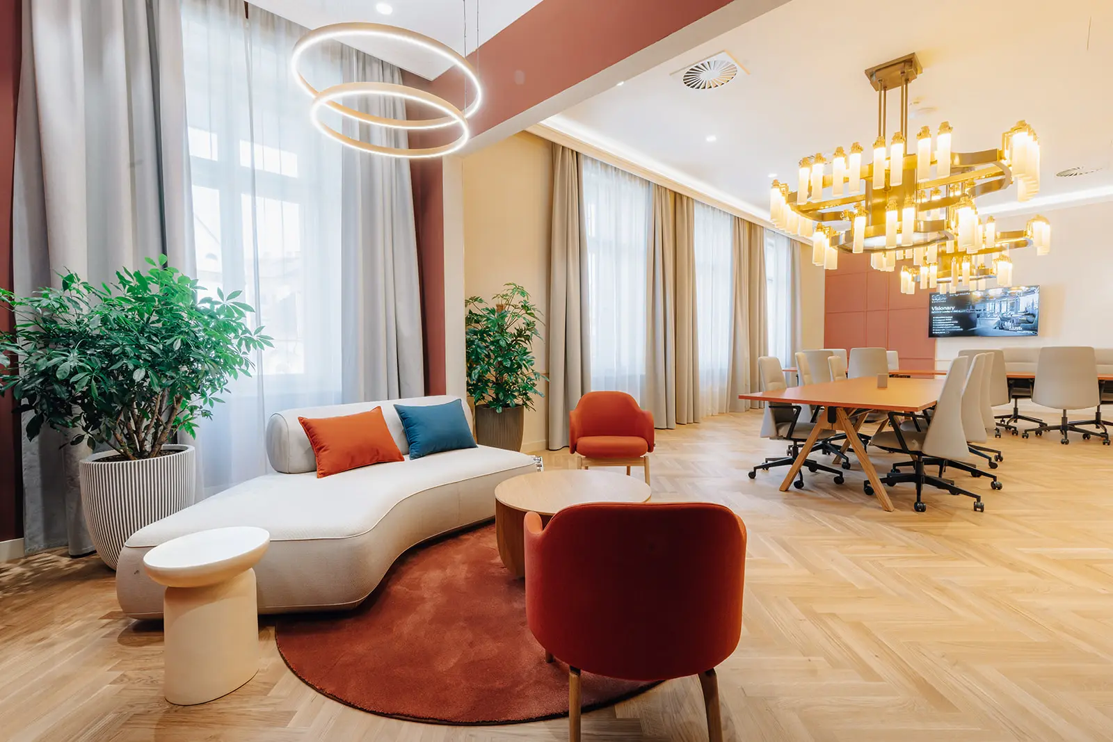 Scott Weber kanceláře – zasedačka