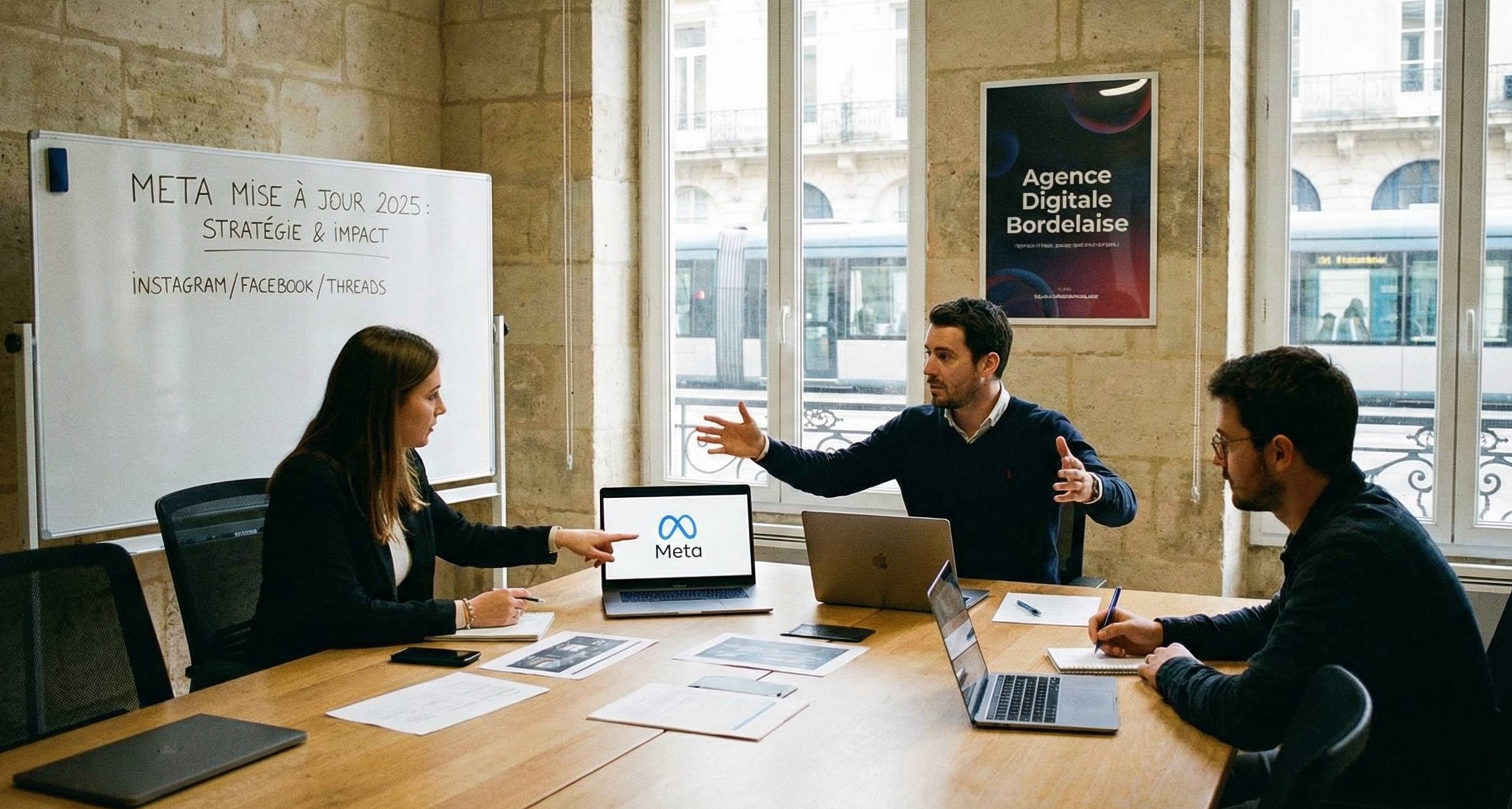 une agence web qui étudient la mise a jour meta